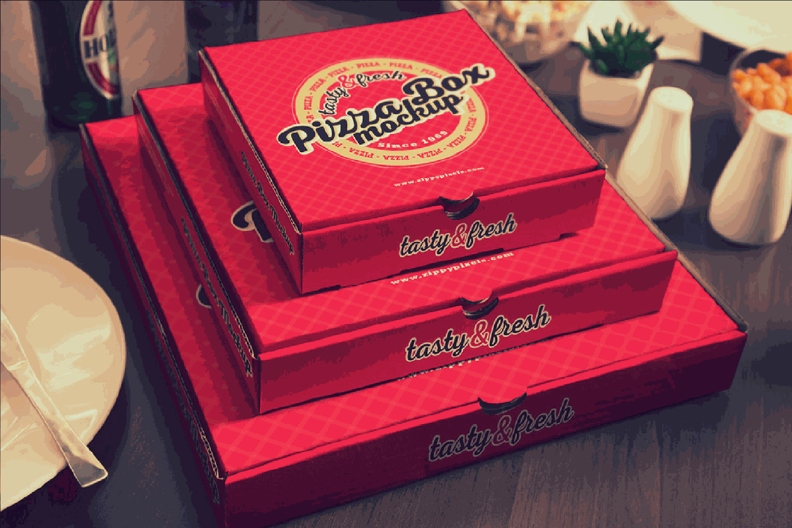 Pizza ve pide kutuları